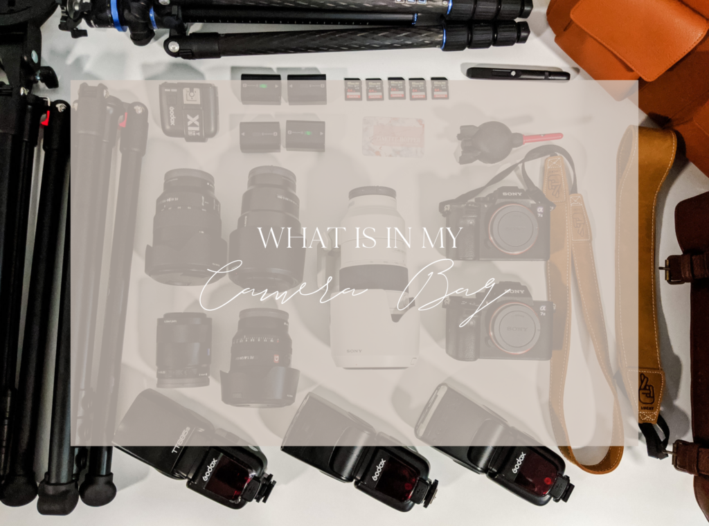 What is in my camera bag Wedding Photographer