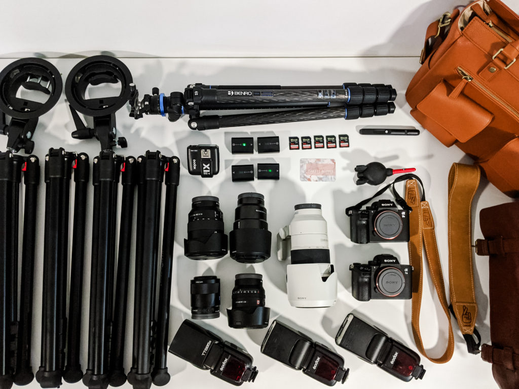 What is in my camera bag as a Wedding photographer