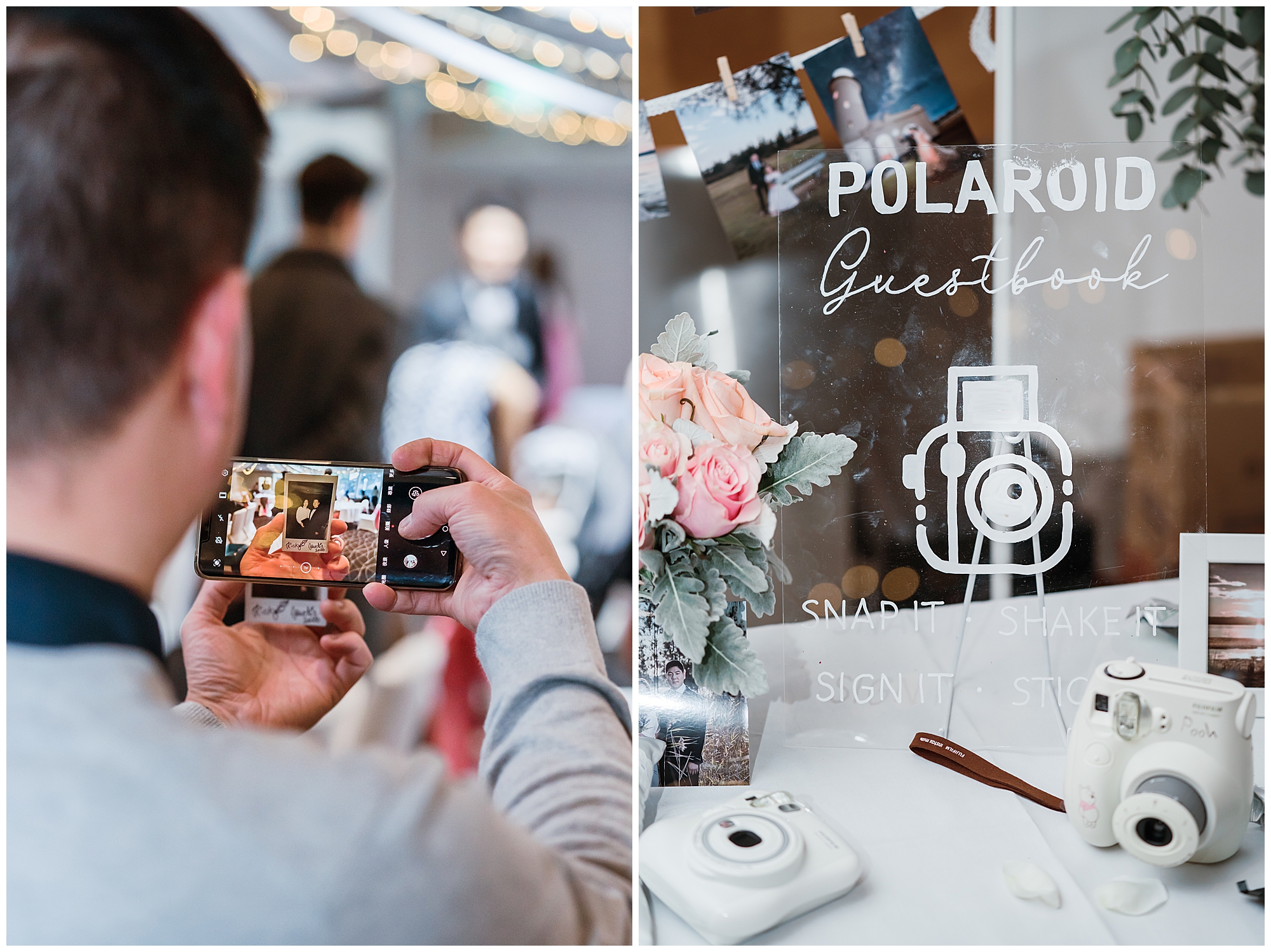 Polaroid wedding photo ideas