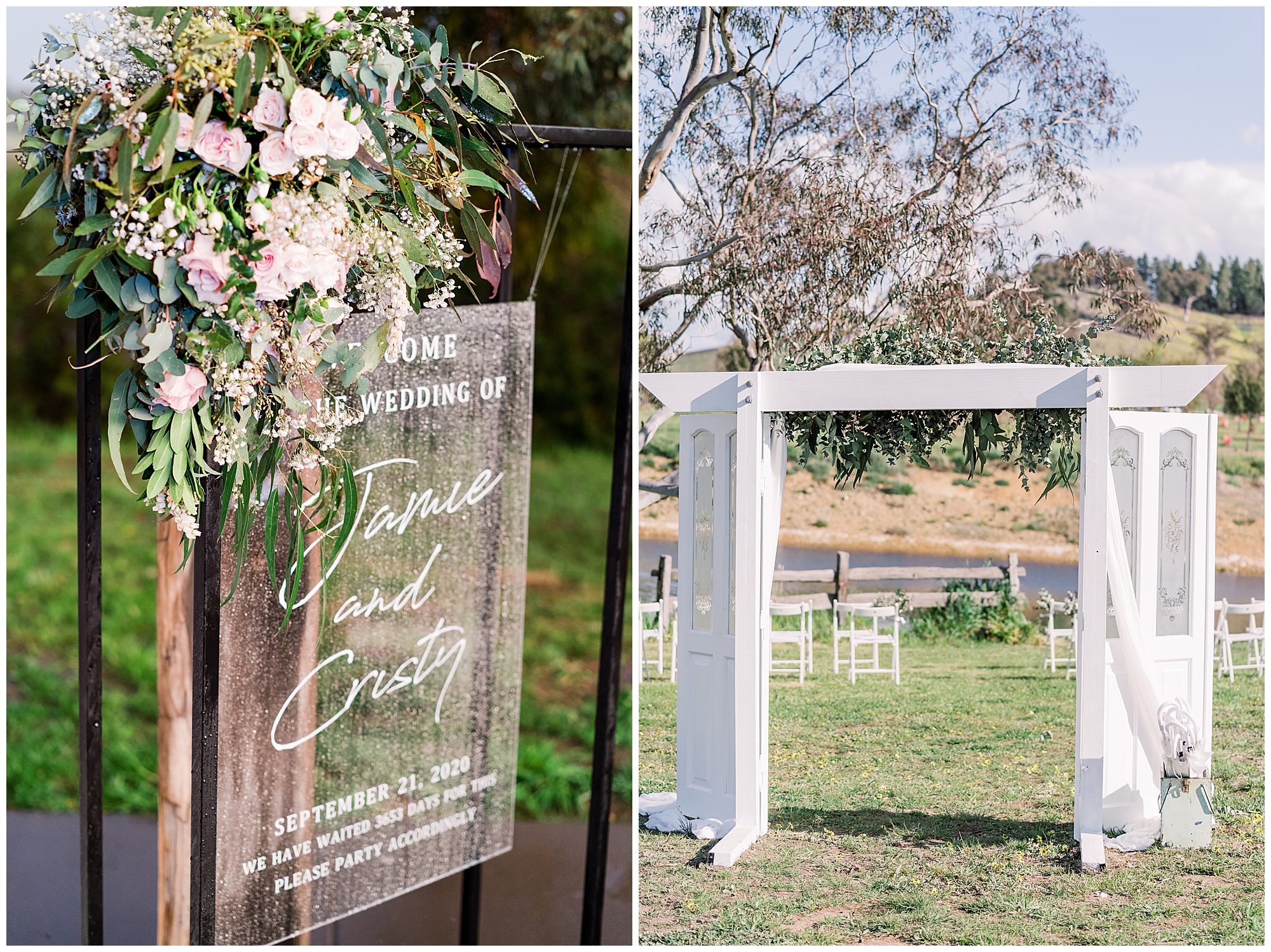 Canberra wedding photographer | Truffle farm wedding ceremony and reception