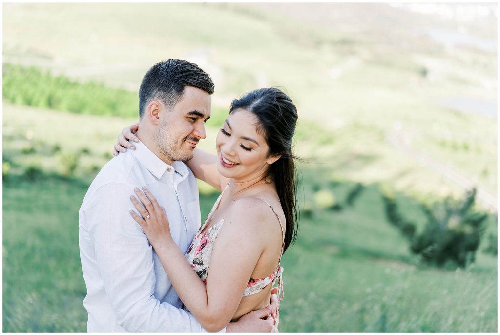 Colourful engagement photography 