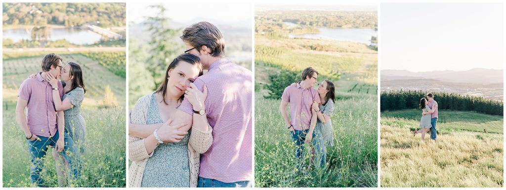 Couple shoot in Canberra at the arboretum 