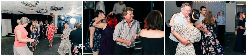 Party dancing at a wedding in Canberra