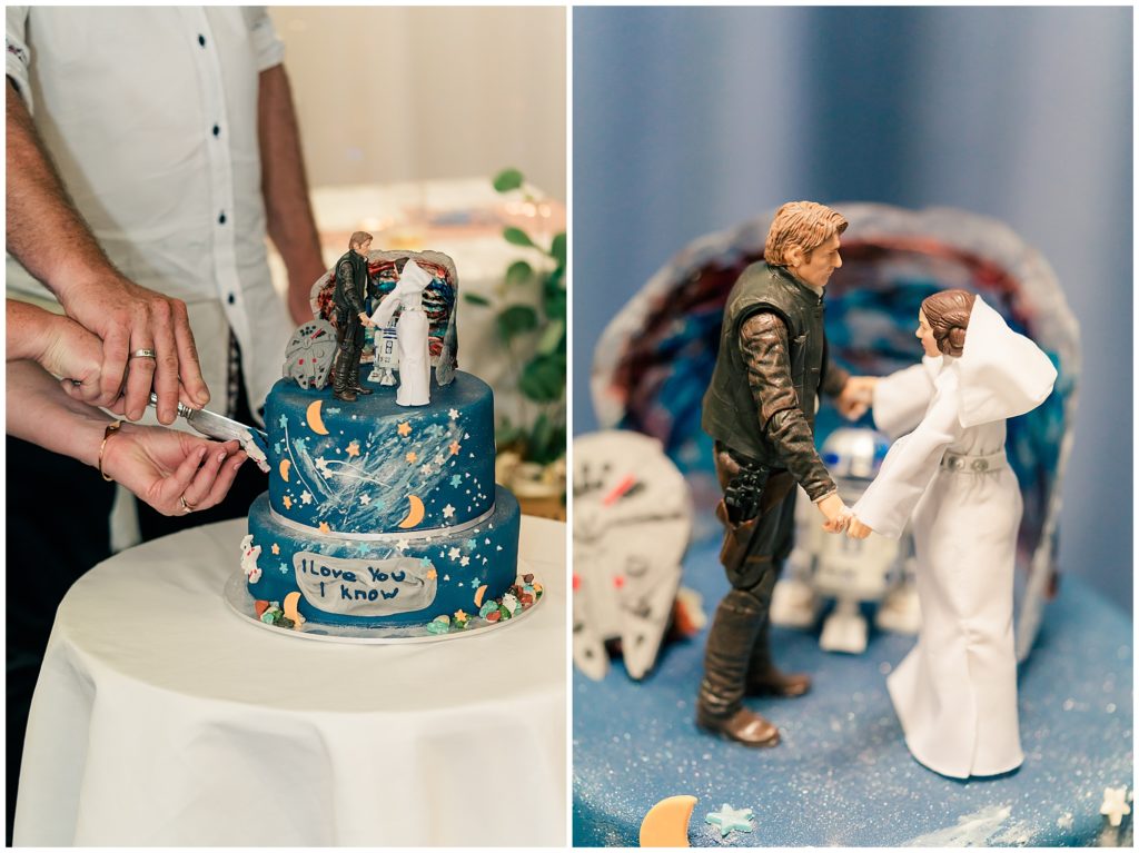 Star-wars  wedding cake