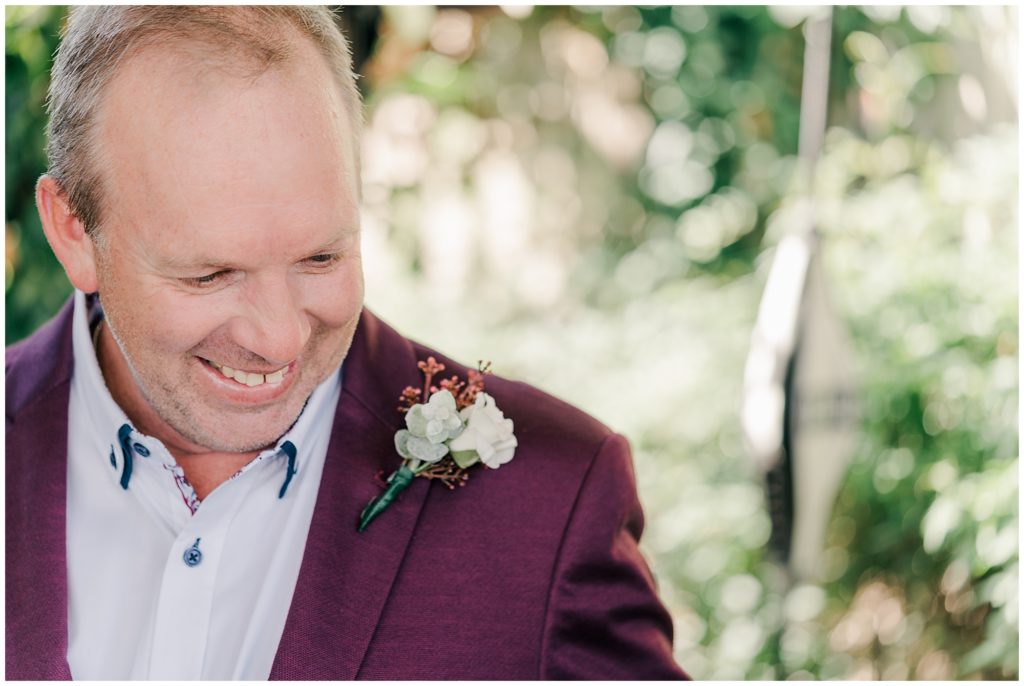 Groom laughing | Canberra wedding photography 