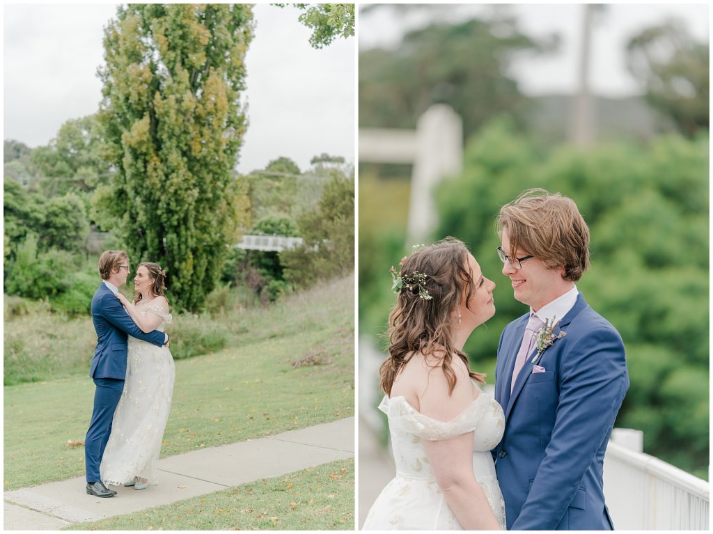 Wedding couple on their wedding day| Canberra Wedding photography