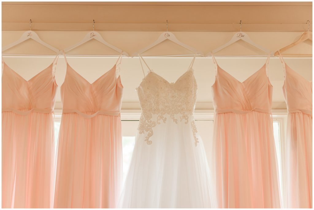 Blush bridesmaids dresses | wedding photographer australia